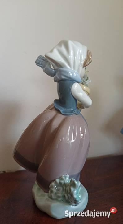 Figurka dziewczynki z doniczką Lladro Projekt Gdańsk sprzedam