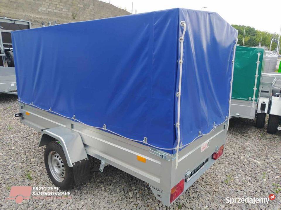 Spawana przyczepa z plandeką Fracht wym 270x125 towarowe Lublin
