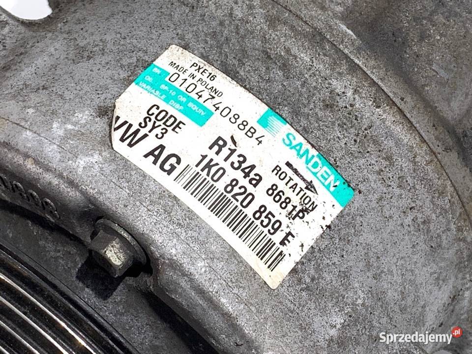 SPRĘŻARKA KLIMATYZACJI VW PASSAT B6 1K0820859F
