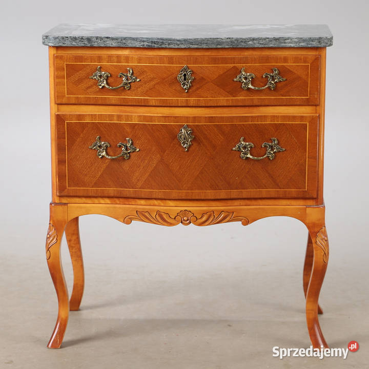 ARTexpert Komoda Ludwik marmurowy blat vintage Dobrzany