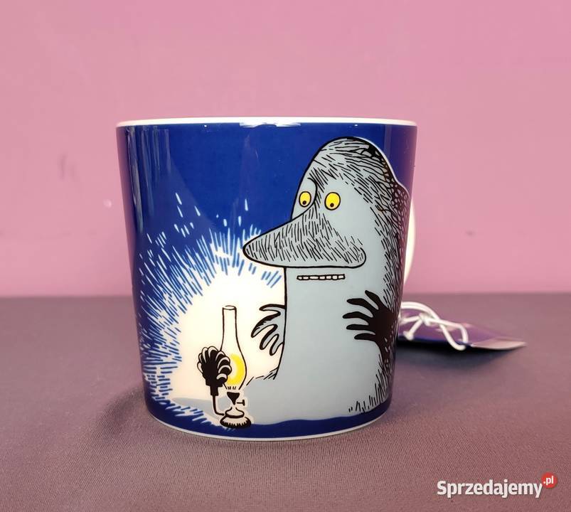 MUMINKI kubek Moomin Arabia Finland z naklejką i Jasień