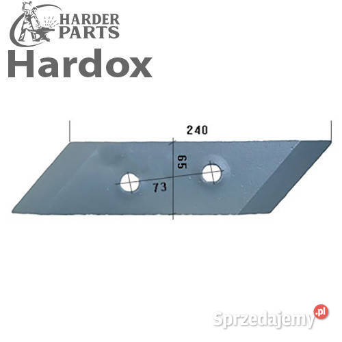 Dłuto 100hektarów HARDOX 309798P części do pługa podlaskie Suwałki