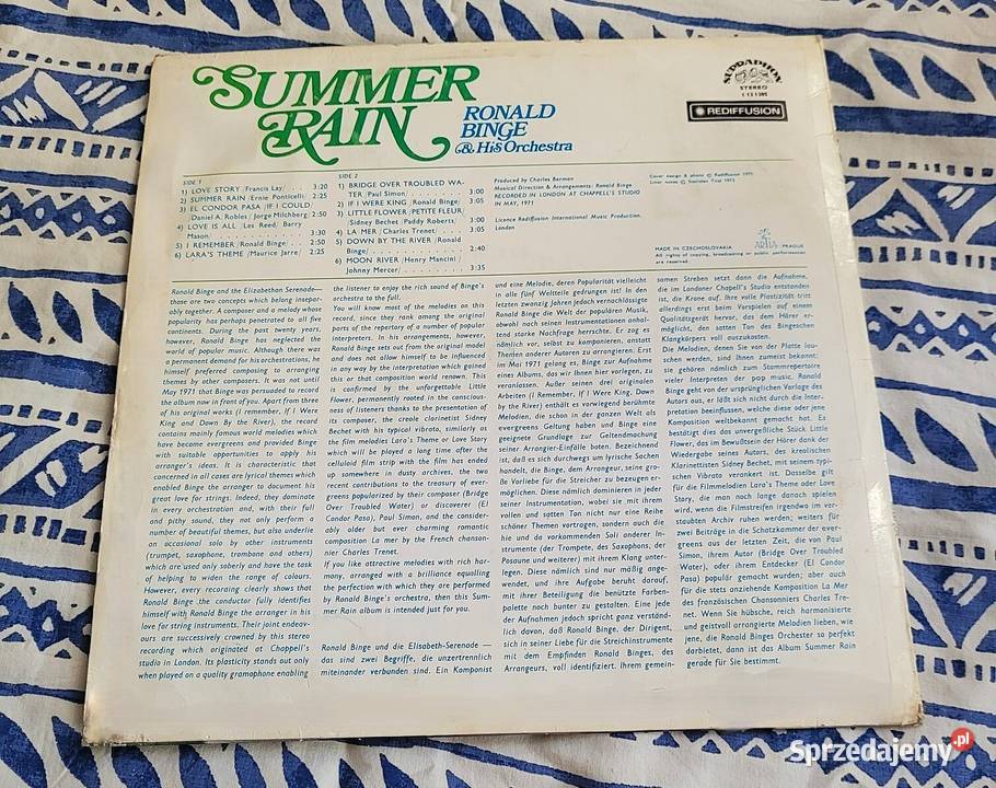 Chanson Prix Eurovision Honey Honey Summer Rain Chełmno sprzedam