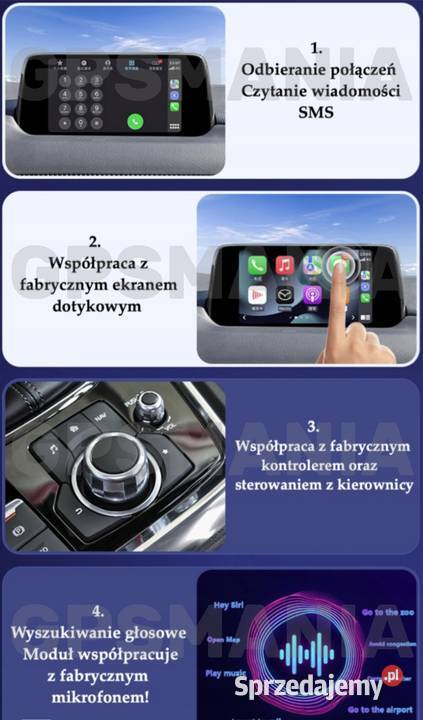 Mazda moduł Android Auto Apple CarPlay do Aleksandrów Łódzki
