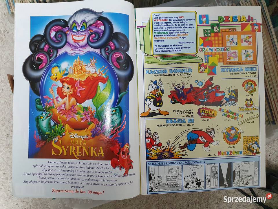 Kaczor Donald 16 1998 komiks z dodatkiem Gdynia