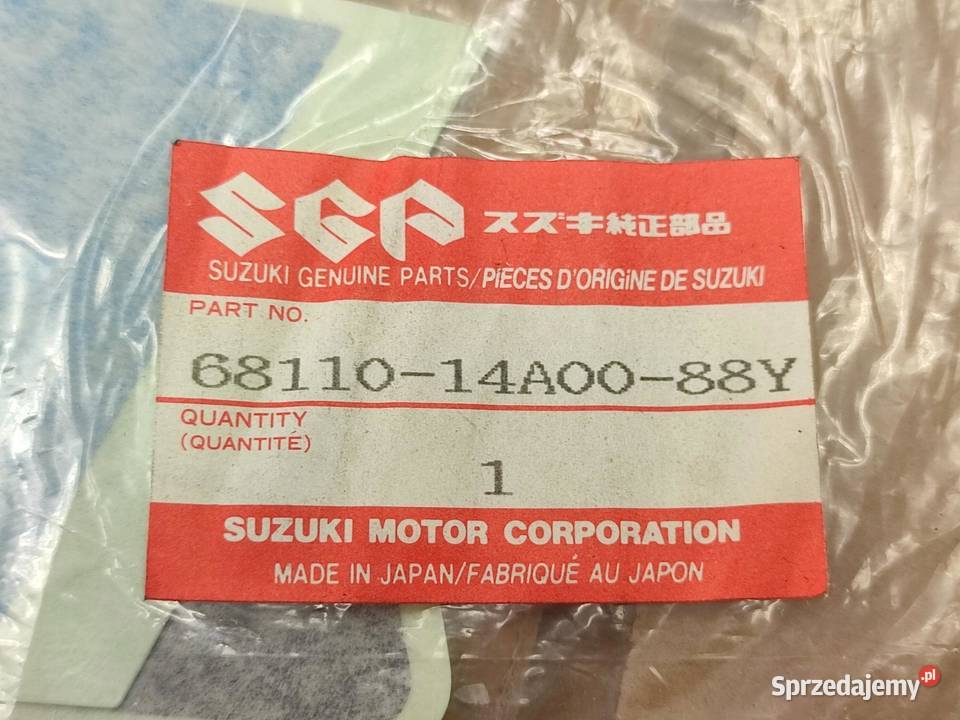 KOMPLET NAKLEJEK NA BAK SUZUKI DR600S 19851987 lubelskie sprzedam