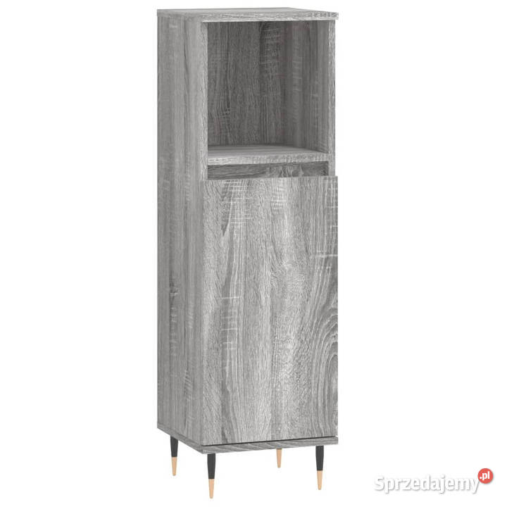 Szafka łazienkowa szary dąb sonoma 30x30x100 Warszawa