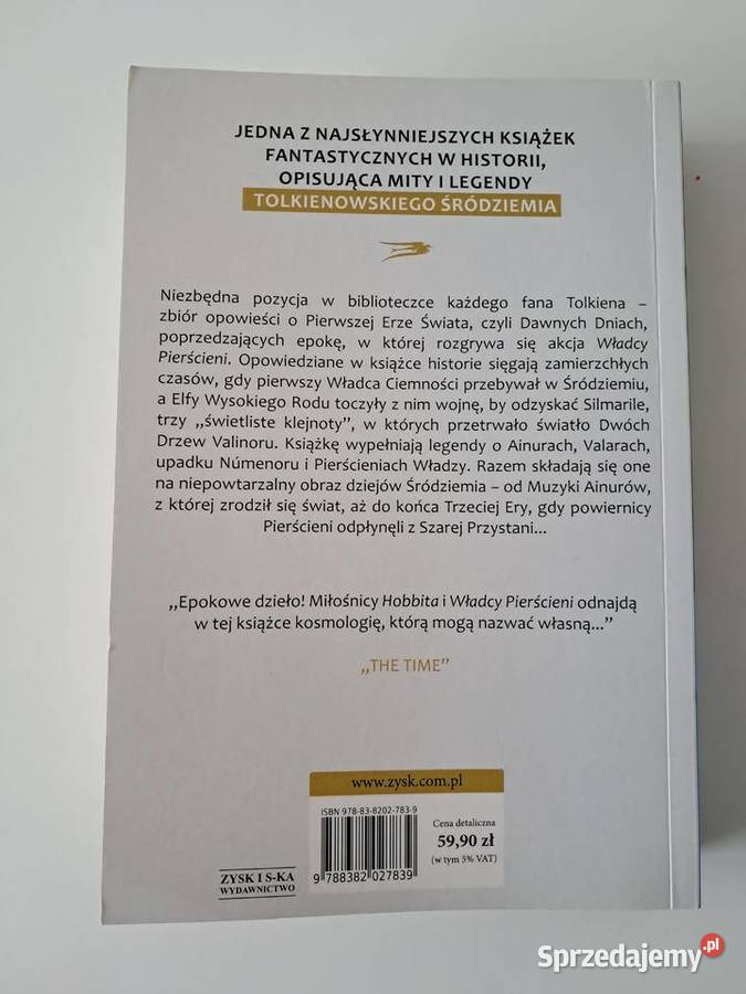 Książka Silmarillion JRRTolkien do sprzedania Kraków