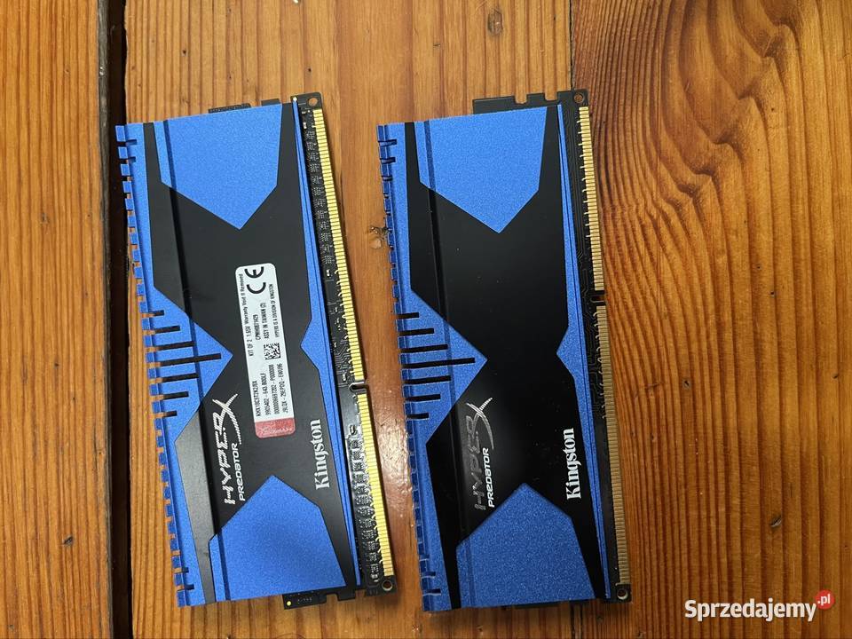 Gamingowa pamiec ram ddr3 8Gb HyperX predator Pojemność 4GB Zabrze