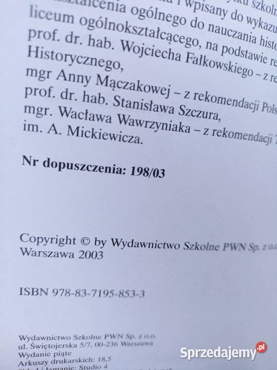 Średniowiecze historia podręcznik szkolne tradycyjny podręcznik Warszawa