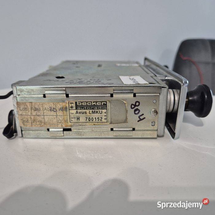 Kolekcjonerskie radio Becker Avus lmku 260 zachodniopomorskie Koszalin