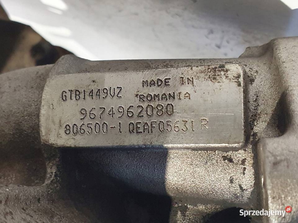TURBOSPRĘŻARKA Peugeot 5008 20 HDI turbo osobowe Chełm