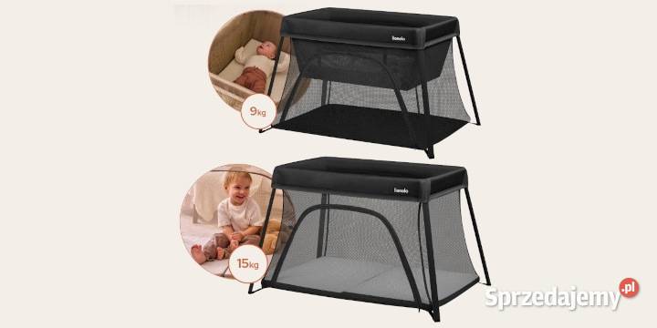 Łóżeczko dziecięce kojec 3w1 Lionelo ALICE GREY Jadowniki