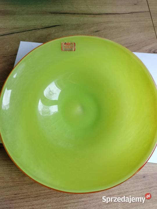 Żółty talerz patera Joska design zachodniopomorskie Choszczno