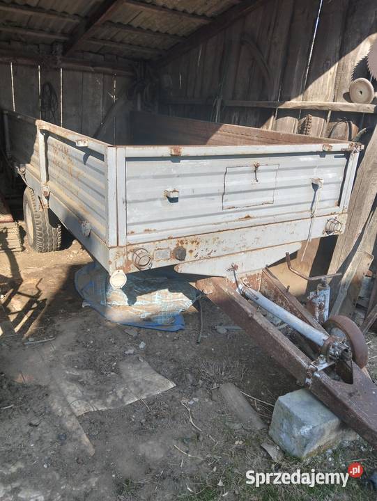 Sprzedam przyczepę i rozrzutnik Ostrów