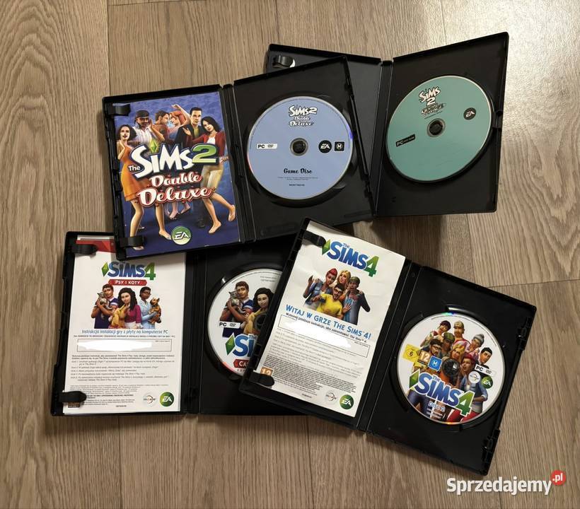 Gry PC zestaw retro Sims Harry Potter Rayman Far