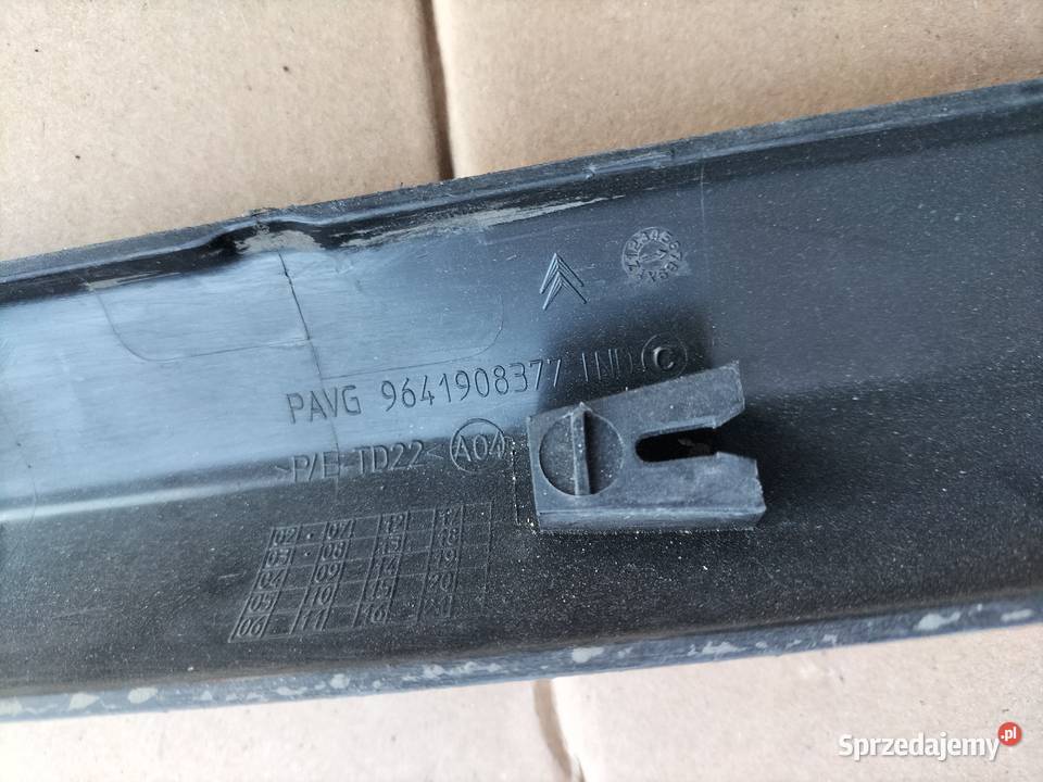 CITROEN C3 LISTWA DRZWI LEWY PRZÓD 9641908377 dostawcze lubelskie Kamień-Kolonia
