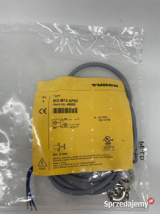 Turck 46050 Bi5M12AP6X Czujnik indukcyjny