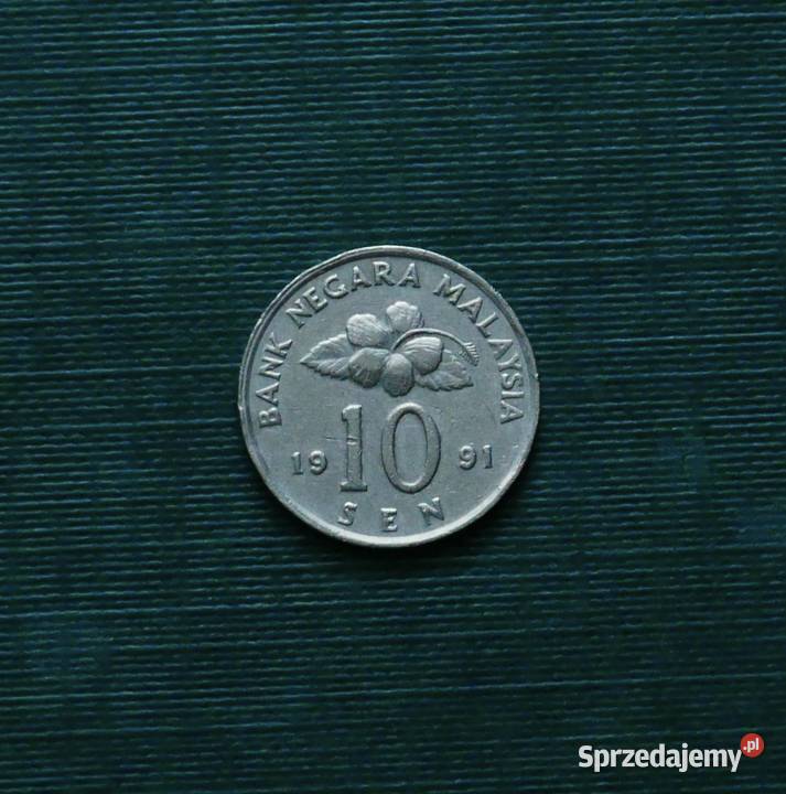MALEZJA 10 senów 1991r