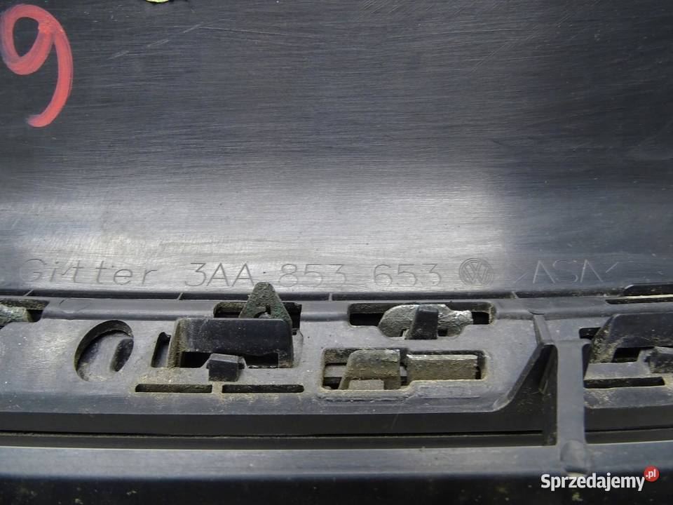 GRILL ATRAPA ZDERZAKA CHŁODNICY VW PASSAT B7 osobowe