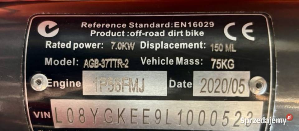 Apollo RFZ 150 123km Tomaszów Lubelski