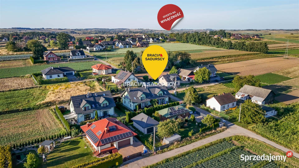 Dom szeregowy Krzysztoforzyce Zielona 8058m2 małopolskie