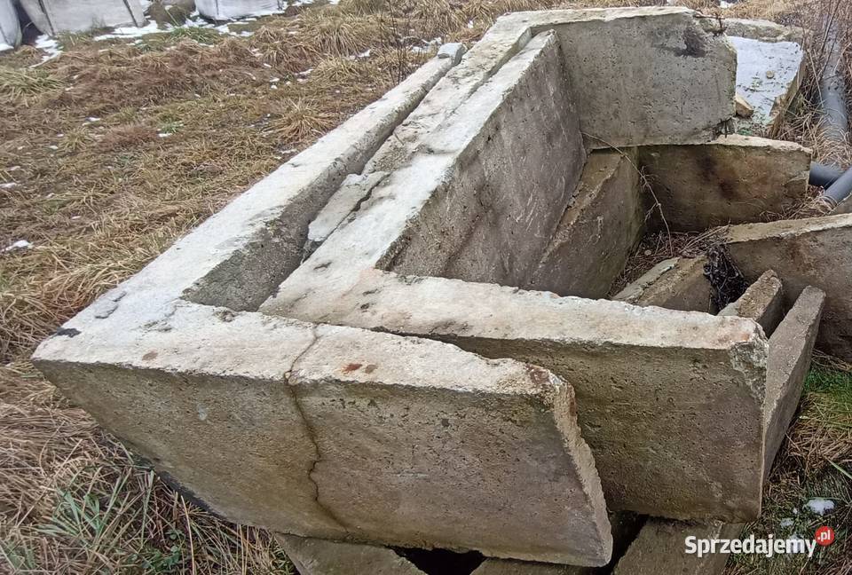 L elki betonowe ściana oporowa mur oporowy wielkopolskie Bronisław