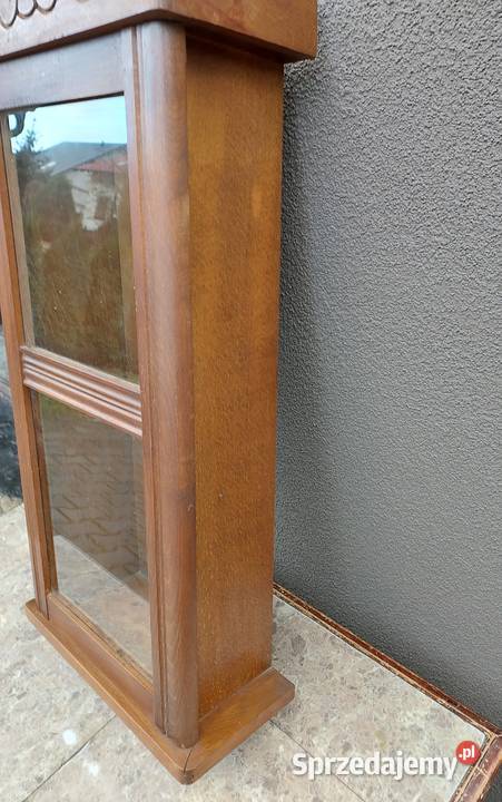 Szafka skrzynia obudowa starego zegara witrynka Tczew