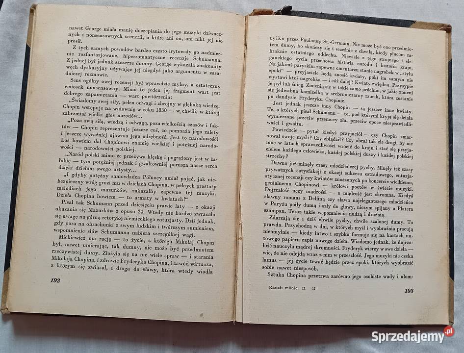 Jerzy Broszkiewicz Kształt miłości Tom 2 wielkopolskie Koźminek