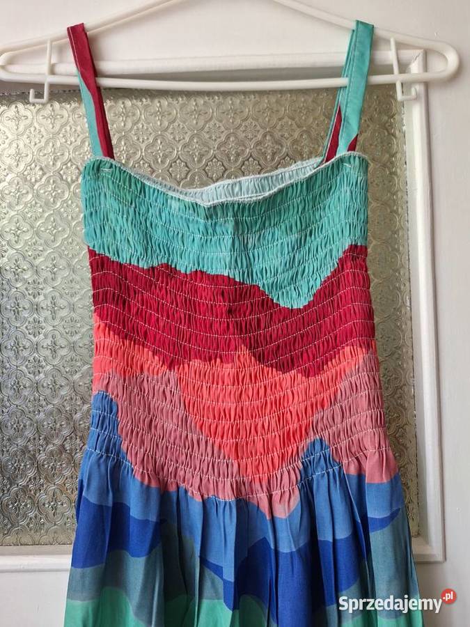 sukienka na lato wielokolorowa nowa dolnośląskie Wrocław