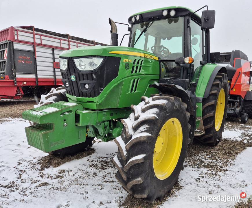 John Deere 6115M Pneumatyka nowe opony z zagranicy nie pracował w polu