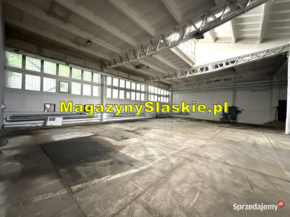 Magazyn do wynajęcia Zabrze DTŚ ogrzewanie plac 526m2 śląskie