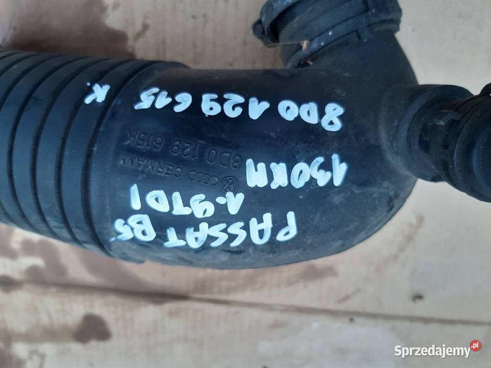 Passat B5 FL 19 TDI AWX Rura turbiny Rok produkcji 2003 Mińsk Mazowiecki sprzedam
