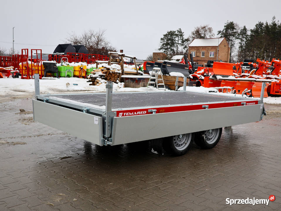Przyczepa hamowana TEMARED TRANSPORTER 32172 C burtowe