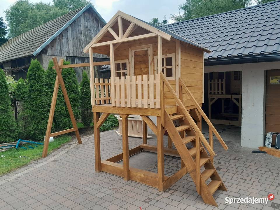 Domek drewniany plac zabaw dzieci Rzeszów sprzedam