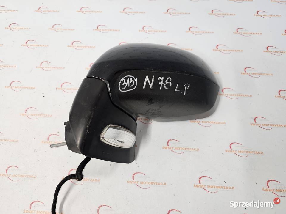 PEUGEOT 3008 I 11r Lusterko lewe 6pin czarne Kielce