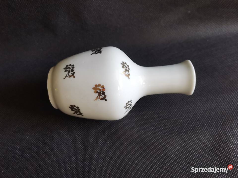 Stary mały wazon porcelana Bogucice design PRL
