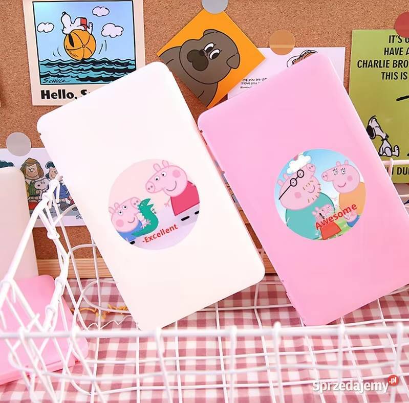 Naklejki motywacyjne dzieci Świnka Peppa 500 Artykuły szkolne mazowieckie Płock