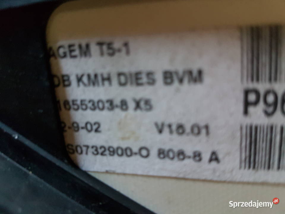 PEUGEOT 307 20 HDI LICZNIK ZEGAR P9636708880E Turek sprzedam
