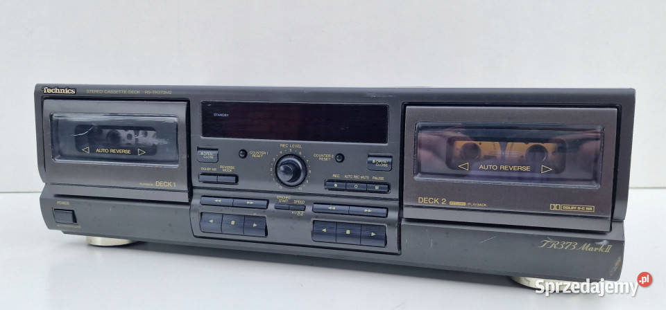 Technics magnetofon dwukasetowy RSTR373 RS TR Międzychód sprzedam