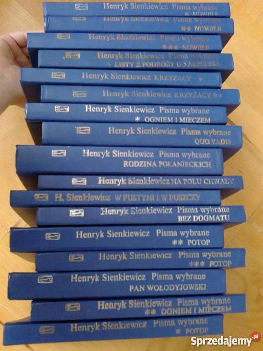 Henryk Sienkiewicz Dzieła wybrane 17 tomów Warszawa sprzedam