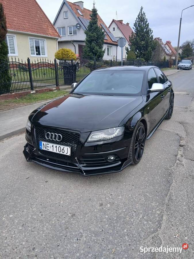 Audi A4 B8 18tsfi pełen SLine Czarne automatyczna A4 warmińsko-mazurskie Elbląg