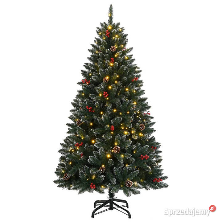 Sztuczna choinka 150 lampek LED 120 WM3315753 Warszawa
