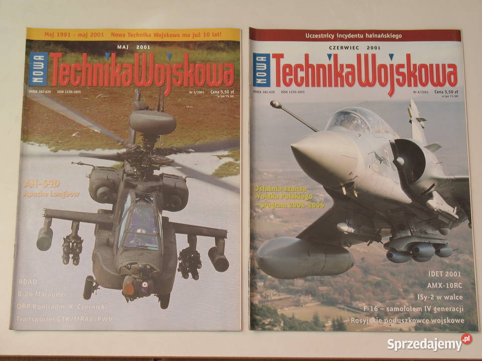 Technika Wojskowa kompletny rocznik 2001 Wojsko i militaria Kraków