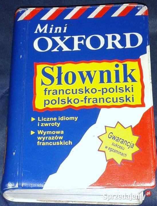 Słownik francuskopolski polskofrancuski Mini miękka Chełm
