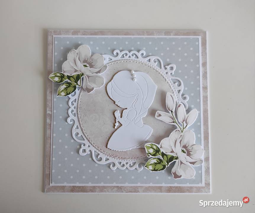 Kartka ręcznie robiona z okazji Pierwszej Łódź