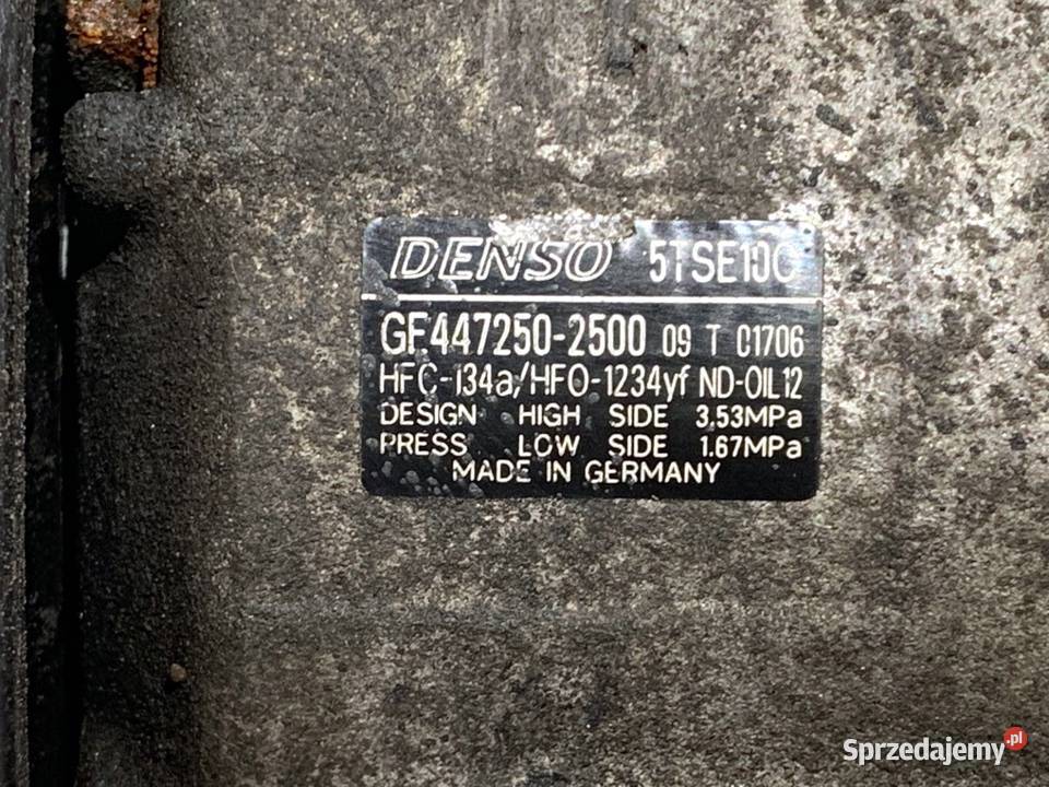 SPRĘŻARKA KLIMATYZACJI TOYOTA YARIS III Części samochodowe