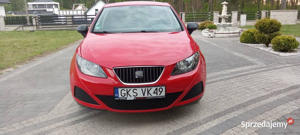 Seat Ibiza 09r 12benzyna 108t czerwony 108000km Ibiza Kościerzyna