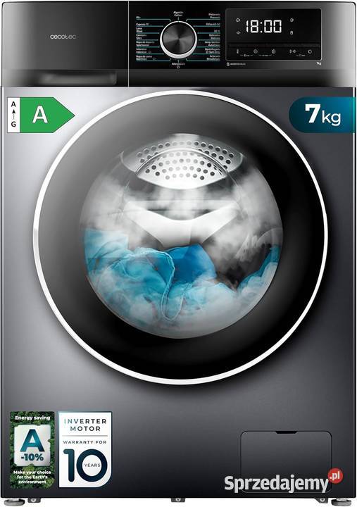 Cecotec Pralka 7 Bolero DressCode 7500 Inverter podkarpackie
