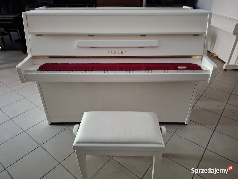 Pianino Yamaha B1 PWH stan fabryczny białe Brzesko